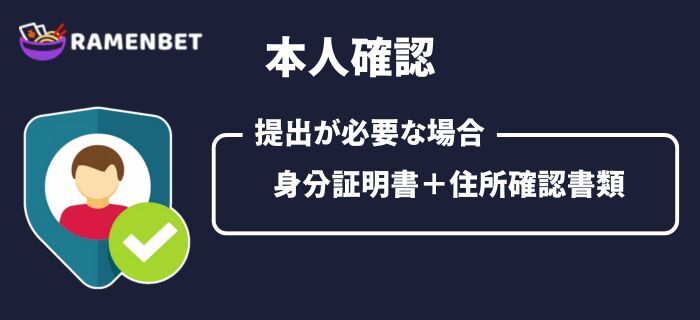 ラーメンベット 本人確認（アカウント認証）